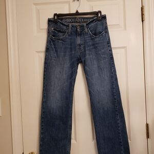 American Eagle Outfitters Men's Classic Blue Straight Jeans